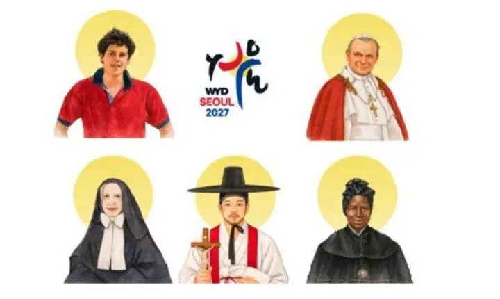 A JMJ Seul 2027 anuncia seus cinco Santos Patronos