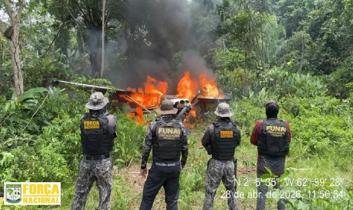 Aeronave de garimpo ilegal é destruída na Terra Indígena Yanomami