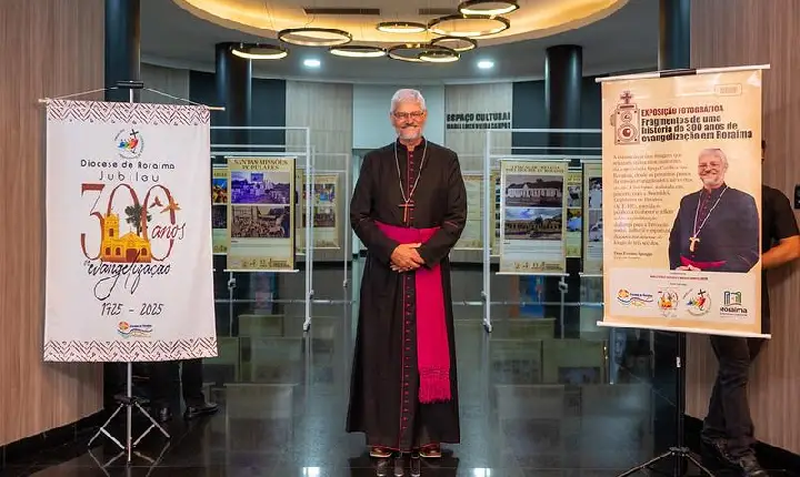 ALERR sedia exposição fotográfica em homenagem aos 300 anos da Igreja Católica em Roraima