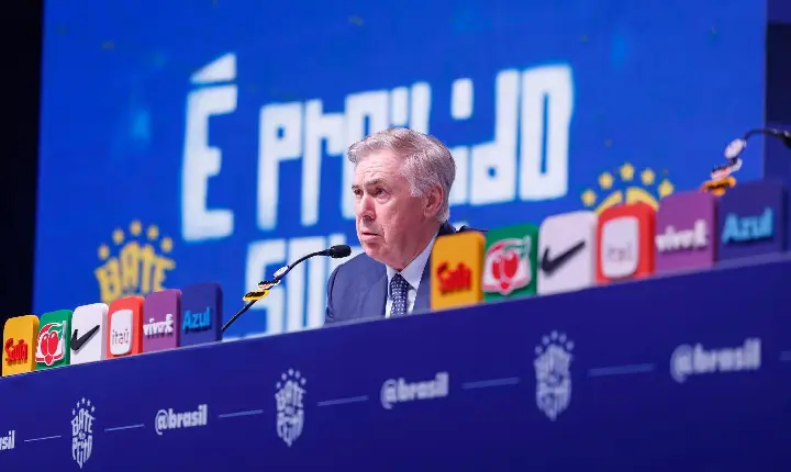 Ancelotti convoca 26 jogadores para amistosos da Seleção Brasileira; veja lista completa