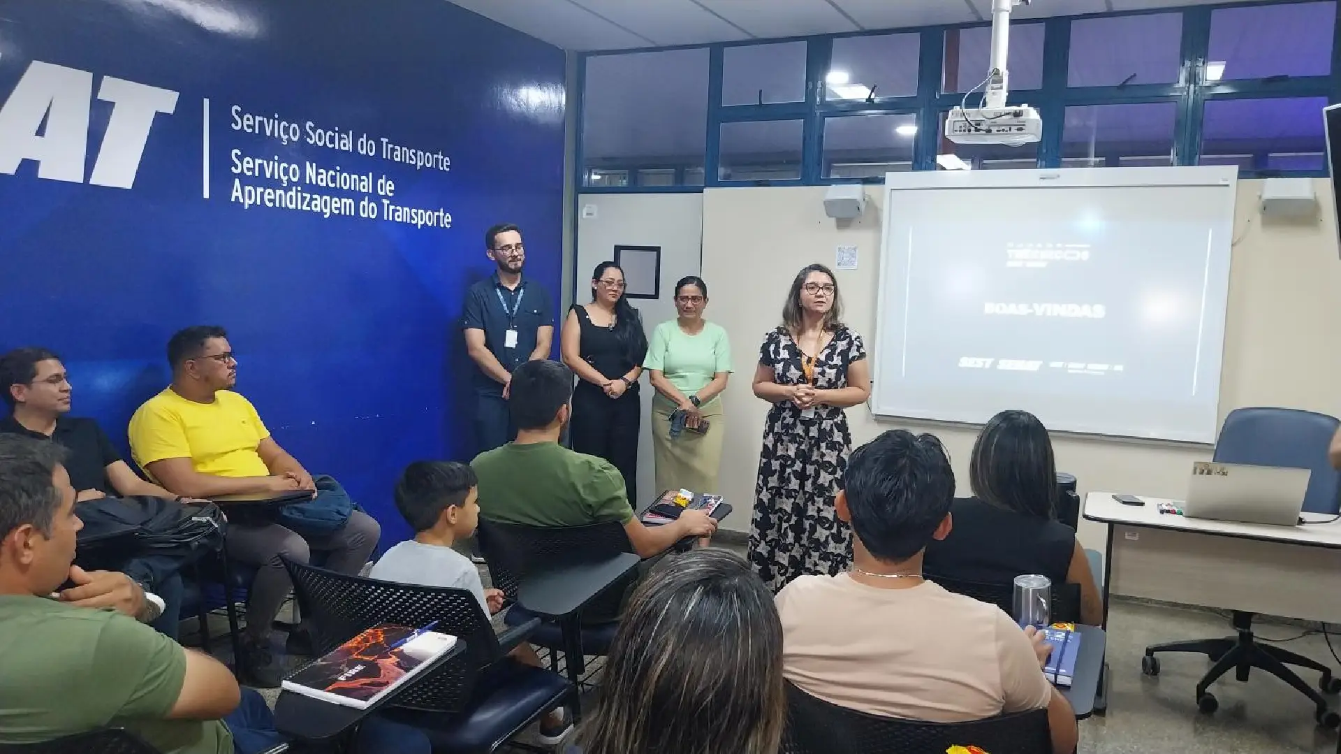 Aula inaugural marca abertura de cursos técnicos no Sest Senat