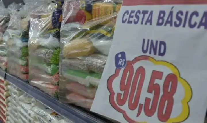 Boa Vista lidera alta no preço da cesta básica entre as capitais em junho.