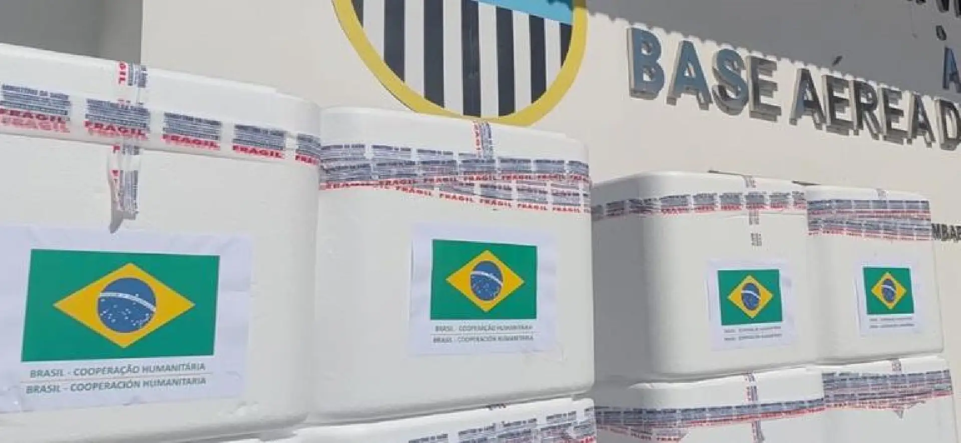Brasil envia 690 mil doses de vacinas à Venezuela para reforçar resposta humanitária após terremotos