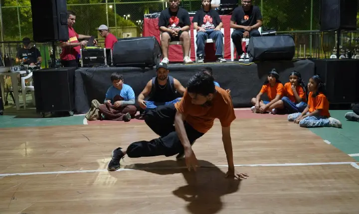 Apresentações do CCJuv, se destacam nas apresentações durante 8º Conexão de Rua