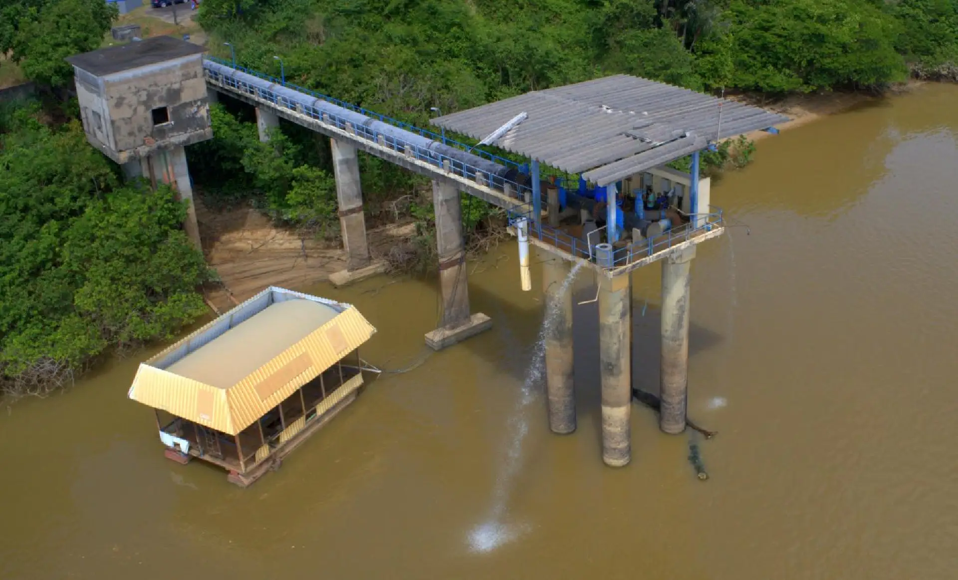 Caer prepara ações para garantir abastecimento de água em Boa Vista diante da redução do nível do Rio Branco
