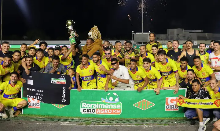 Campeonato Roraimense 2026: Grêmio Atlético Sampaio é Tricampeão Estadual!