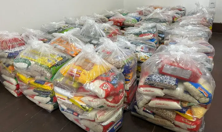 Cáritas Diocesana arrecada mais de 500 quilos de alimentos com gesto concreto realizado na Solenidade de Pentecostes