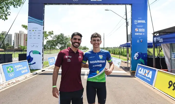 Ciclista de Roraima conquista medalha de bronze nos Jogos da Juventude 2026