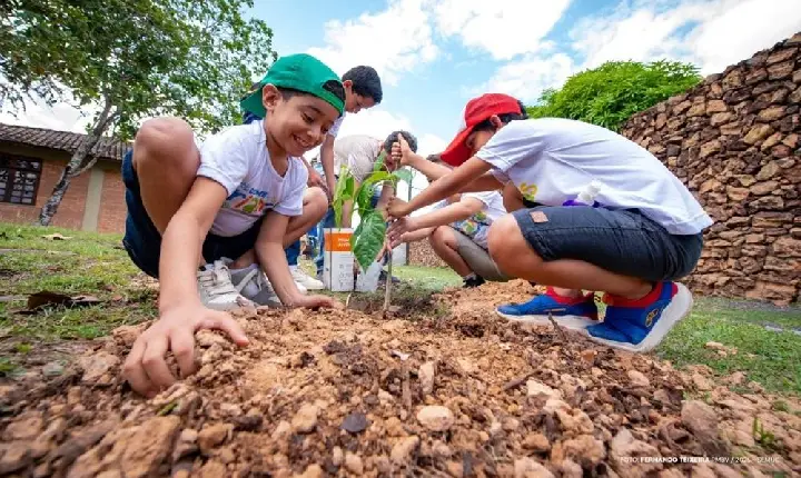 Comitê das Crianças põe a “mão na terra” pela natureza