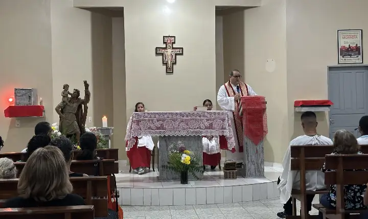 COMUNIDADE SÃO CRISTÓVÃO CELEBRA O PADROEIRO DOS MOTORISTAS COM MISSA E BÊNÇÃO DOS VEÍCULOS