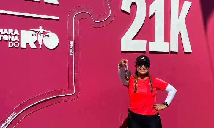 Da primeira corrida aos 21 km: Gabriela Martins transforma desafios em conquistas