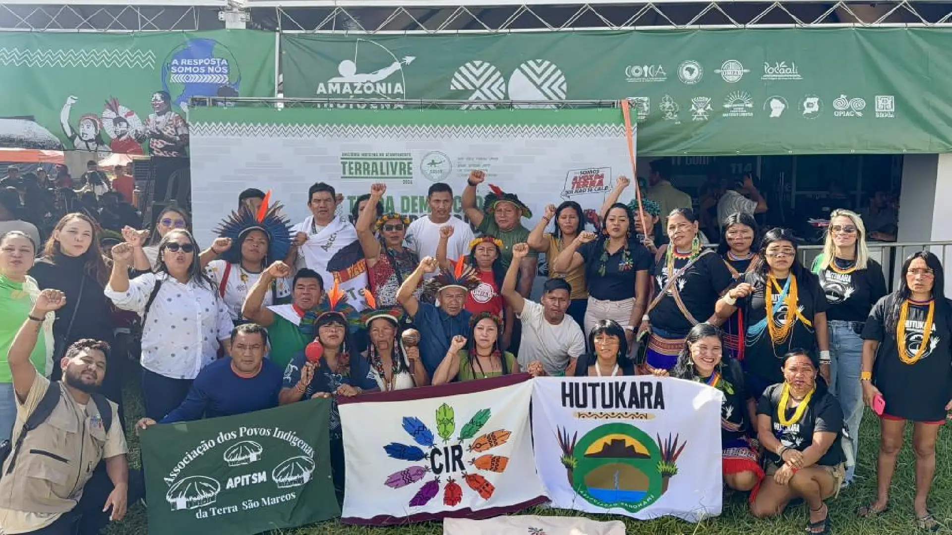 Delegação de Roraima participa do Acampamento Terra Livre em Brasília