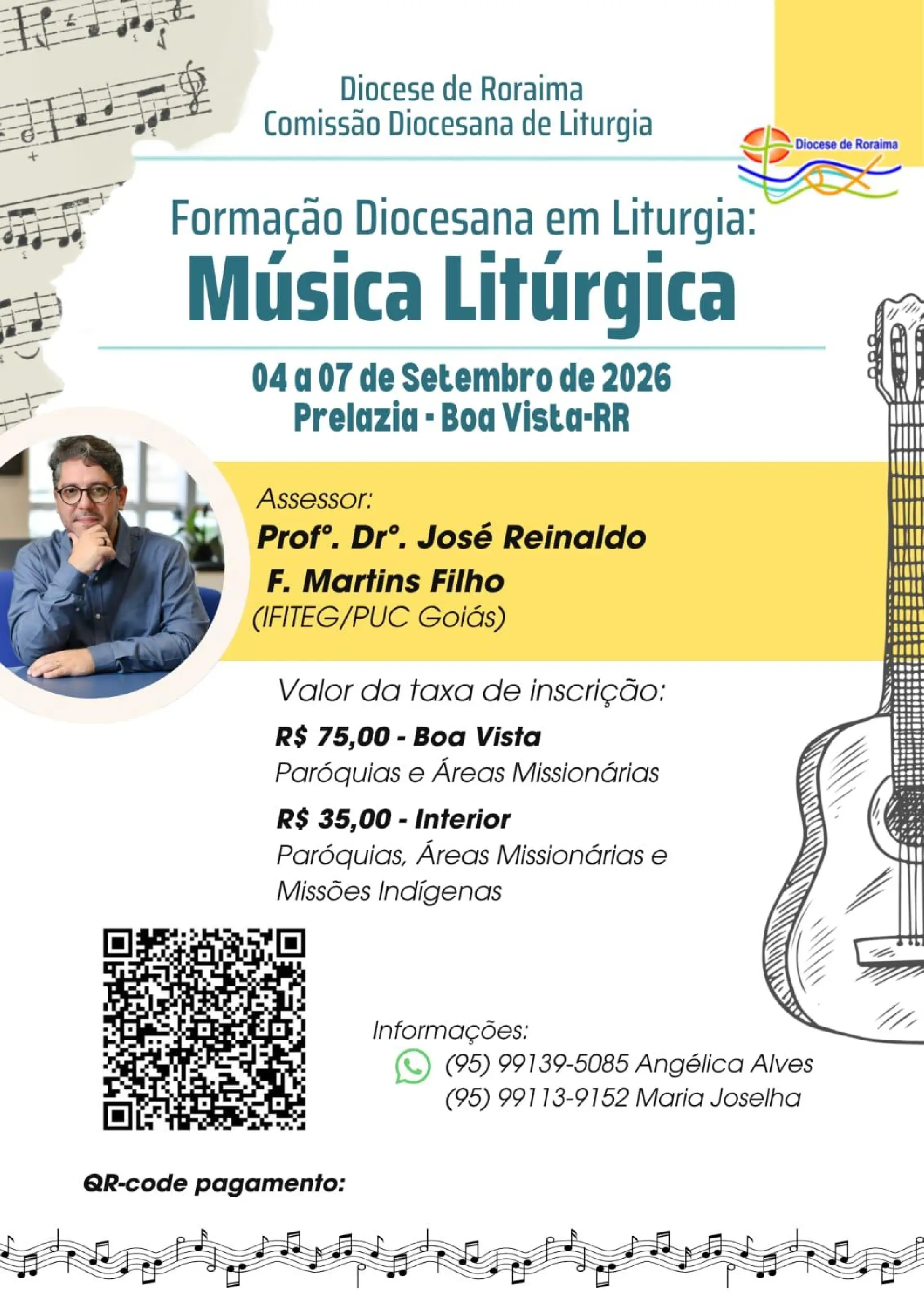 Diocese de Roraima promove formação sobre música litúrgica