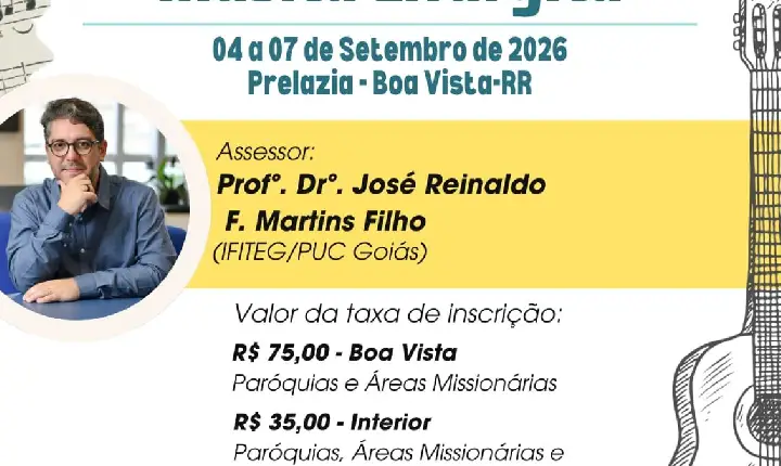 Diocese de Roraima promove formação sobre música litúrgica