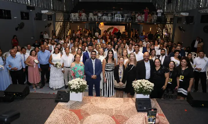 DPE-RR apoia casamento coletivo de 41 casais em Boa Vista