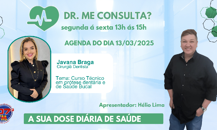 DR ME CONSULTA? ENTREVISTA COM JAVANA BRAGA