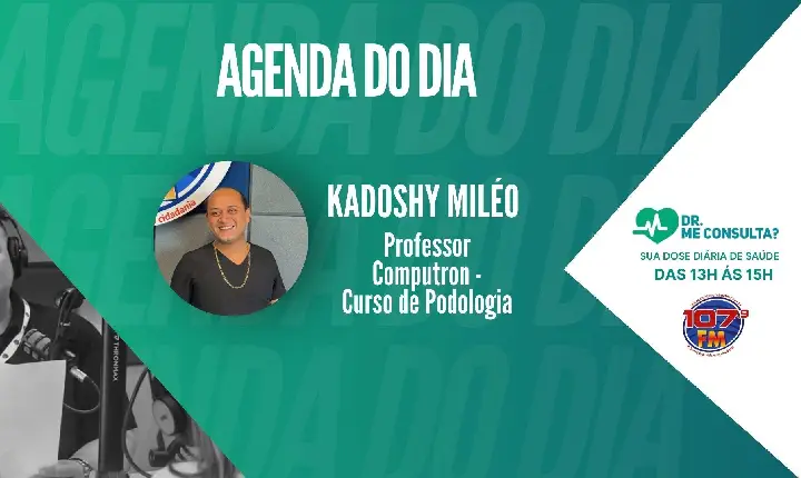 DR ME CONSULTA? Entrevista com: Kadoshy Miléo (Professor) Computron - Curso de Podologia