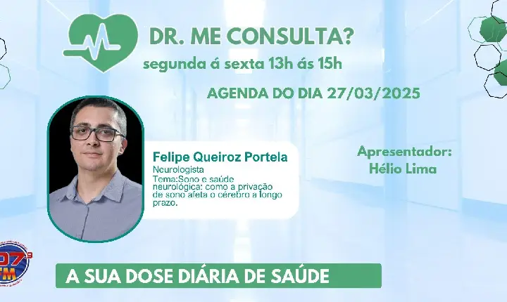 DR ME CONSULTA? FELIPE QUEIROZ (Neurologista) - Como a privação de sono afeta o cérebro a longo prazo?