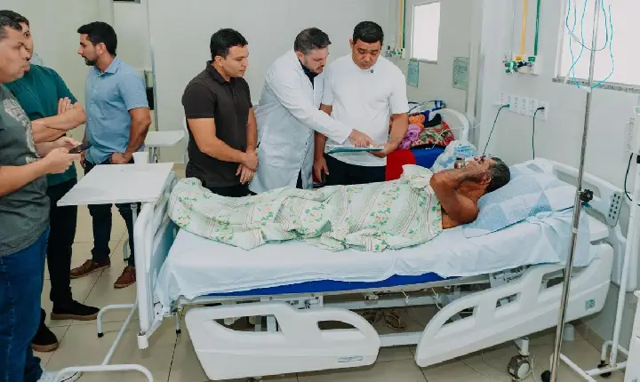 Em visita ao HGR, Sampaio anuncia ampliação de leitos e realização de cirurgias eletivas aos domingos