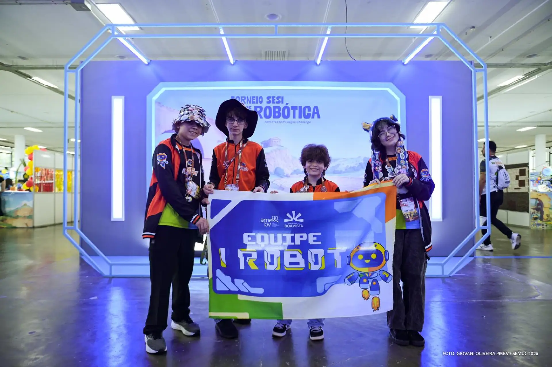 Equipe I’ Robot representa Boa Vista em torneio nacional de robótica em São Paulo