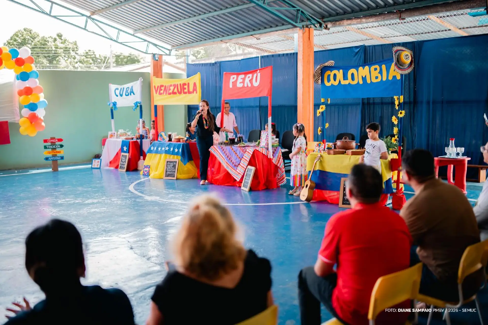 Escola de Boa Vista promove projeto bilíngue sobre culturas latino-americanas