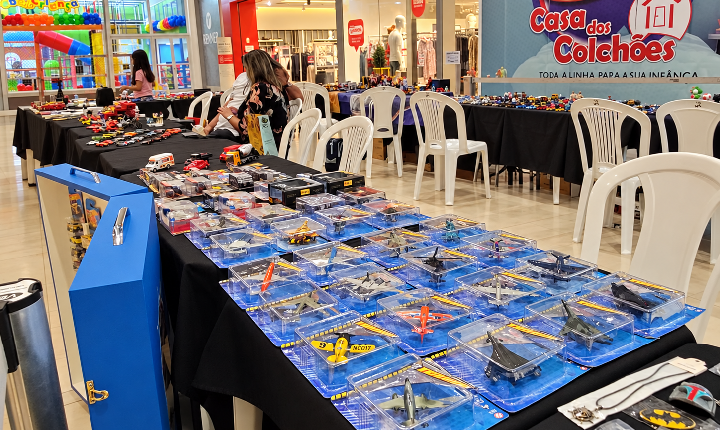 Exposição reúne colecionadores de miniaturas de veículos em Boa Vista
