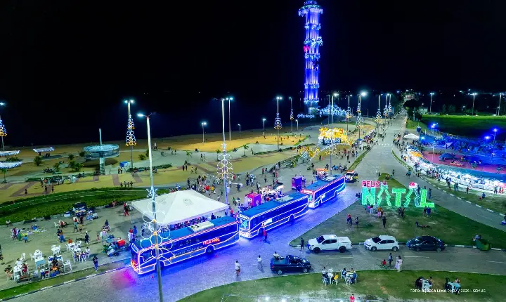 Expresso Natalino inicia temporada de passeios pelos pontos iluminados de Boa Vista