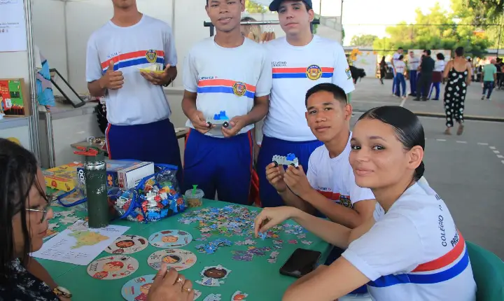 Feira de Educação Fiscal revela talentos e projetos inovadores dos alunos do Girassol