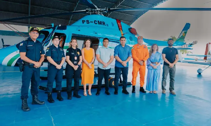 GOVERNO DE RORAIMA DESTINA HELICÓPTERO PARA REFORÇAR SAÚDE E SEGURANÇA EM RORAIMA