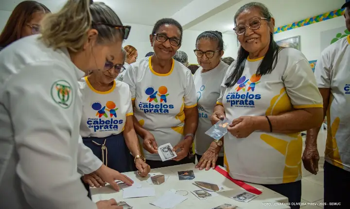 Idosos do Cabelos de Prata participam de atividades para resgatar memórias em Boa Vista