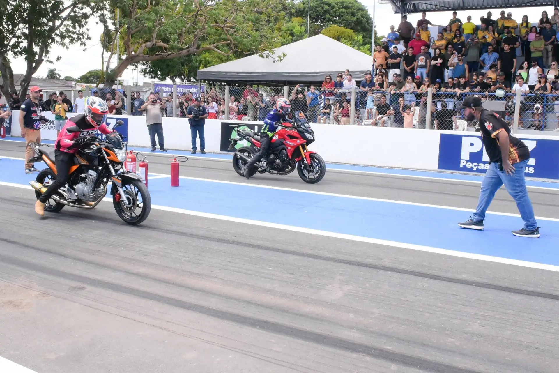 Inaugurada 1ª pista pública de arrancada no Parque Anauá
