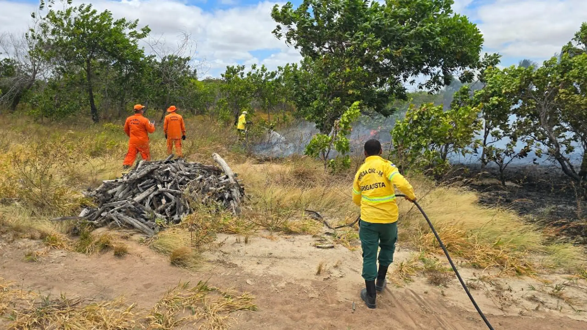 Incêndios aumentam em Roraima e mobilizam ações intensivas dos Bombeiros