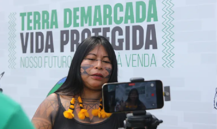 Indígenas se mobilizam em Brasília e cobram diálogo com o Governo Federal sobre territórios