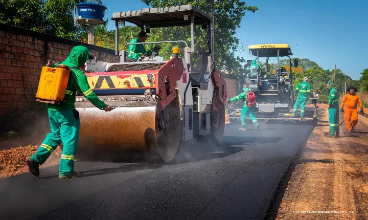 Infraestrutura avança nos bairros Operário e Dr. Airton Rocha com drenagem, asfalto e urbanização
