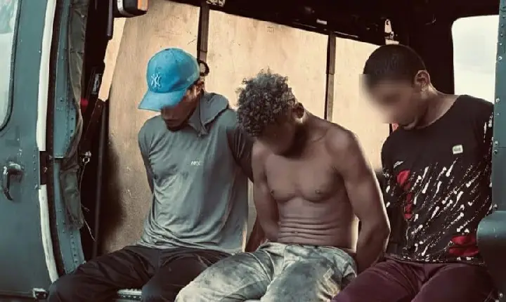 Militares prendem três homens por garimpo ilegal em Terras Yanomami, na região conhecida como 