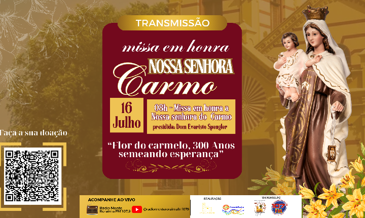 Missa em honra Nossa Senhora do Carmo