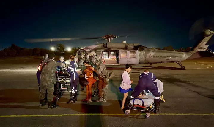 Missão Catrimani II realiza evacuação noturna de indígenas em estado grave
