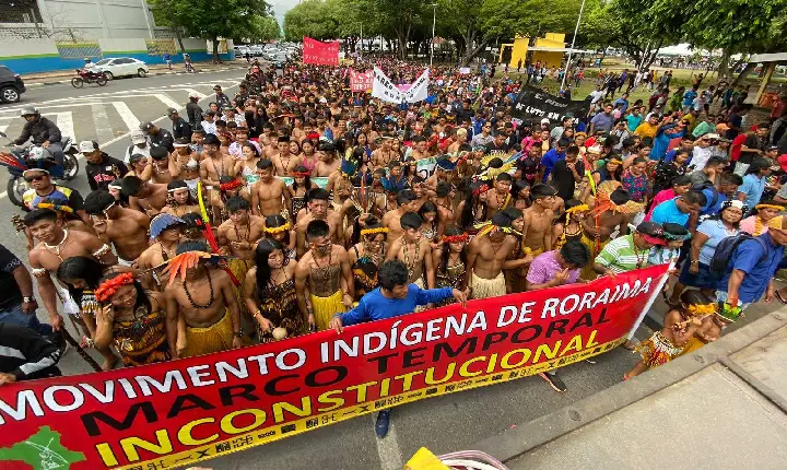 Movimento Indígena de Roraima inicia hoje o V Acampamento Terra Livre contra o Marco Temporal e por direitos
