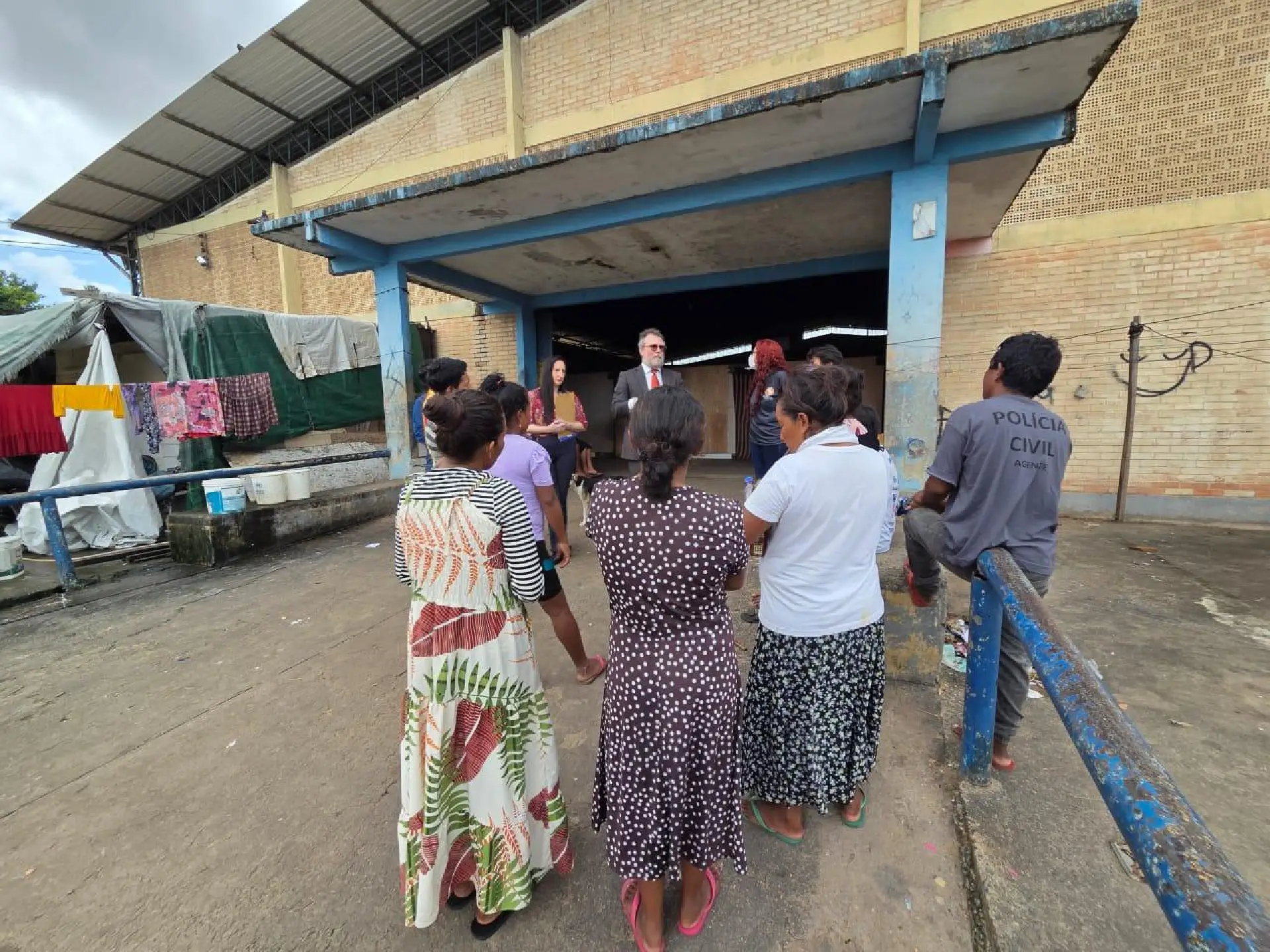 MPRR realiza diligência em abrigo ocupado por indígenas da etnia Warao