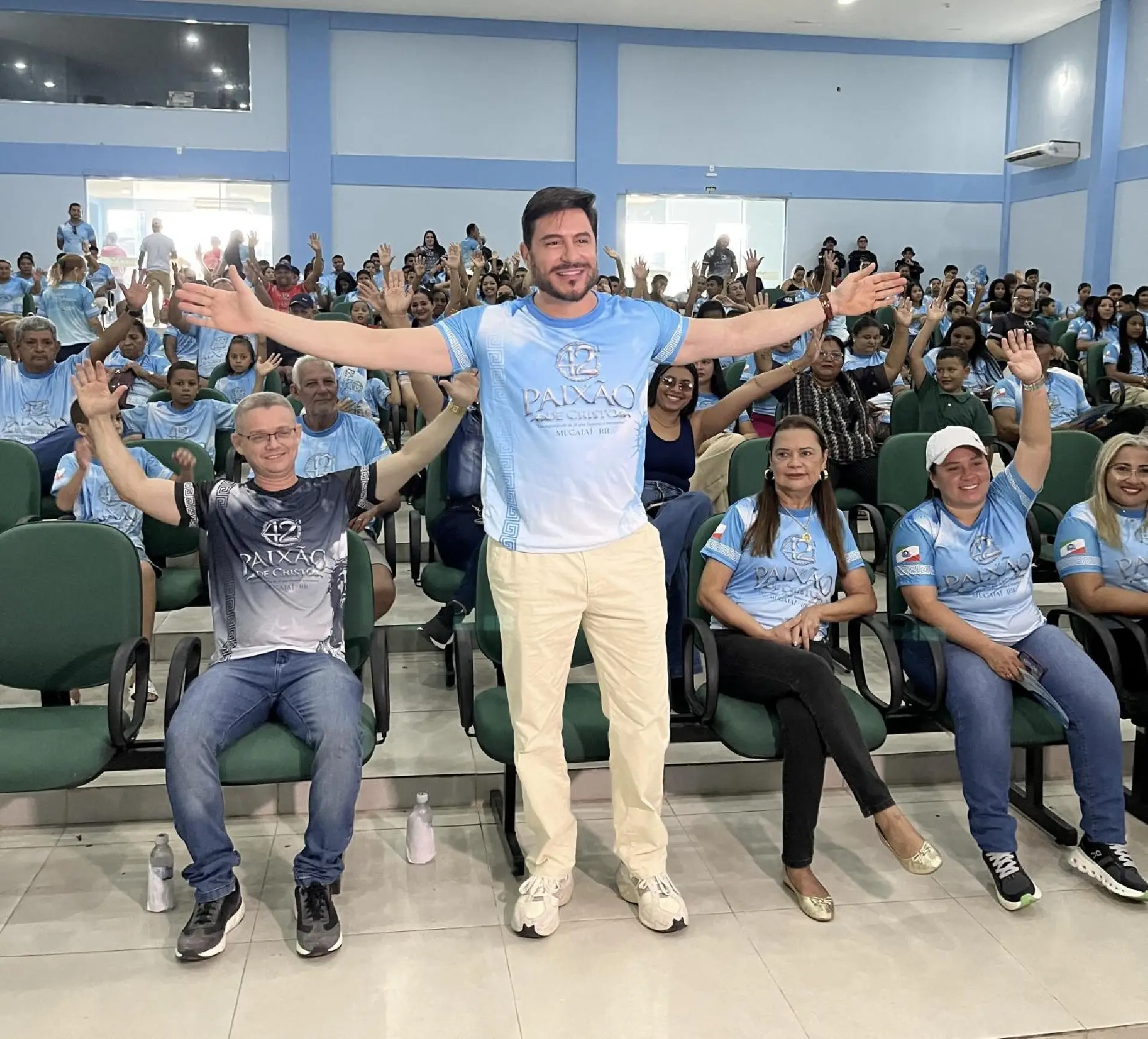 Mucajaí promove café da manhã especial e reúne elenco da Paixão de Cristo