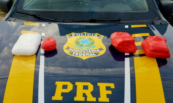 Mulher é presa com mais de 3 kg de cocaína em ônibus na BR-174
