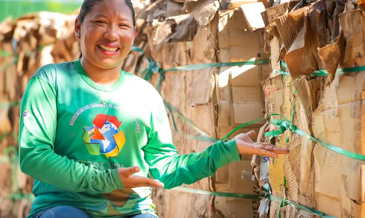 Mulheres de Boa Vista ganham destaque em conferência internacional sobre reciclagem