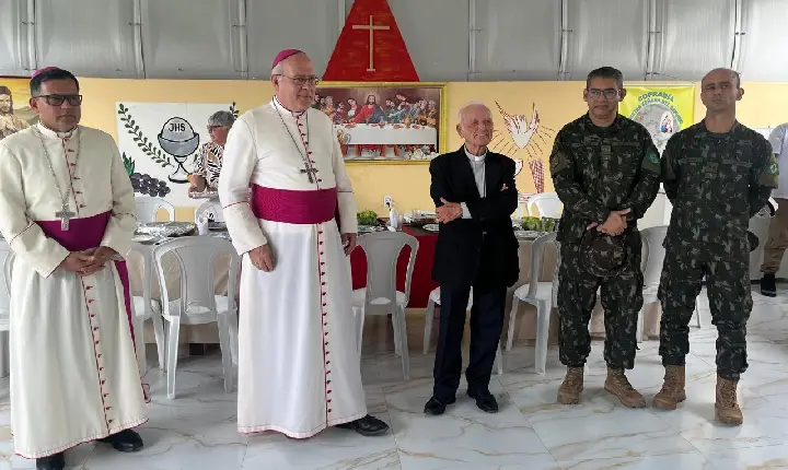 Núncio na Venezuela, Dom Alberto Ortega visita Pacaraima