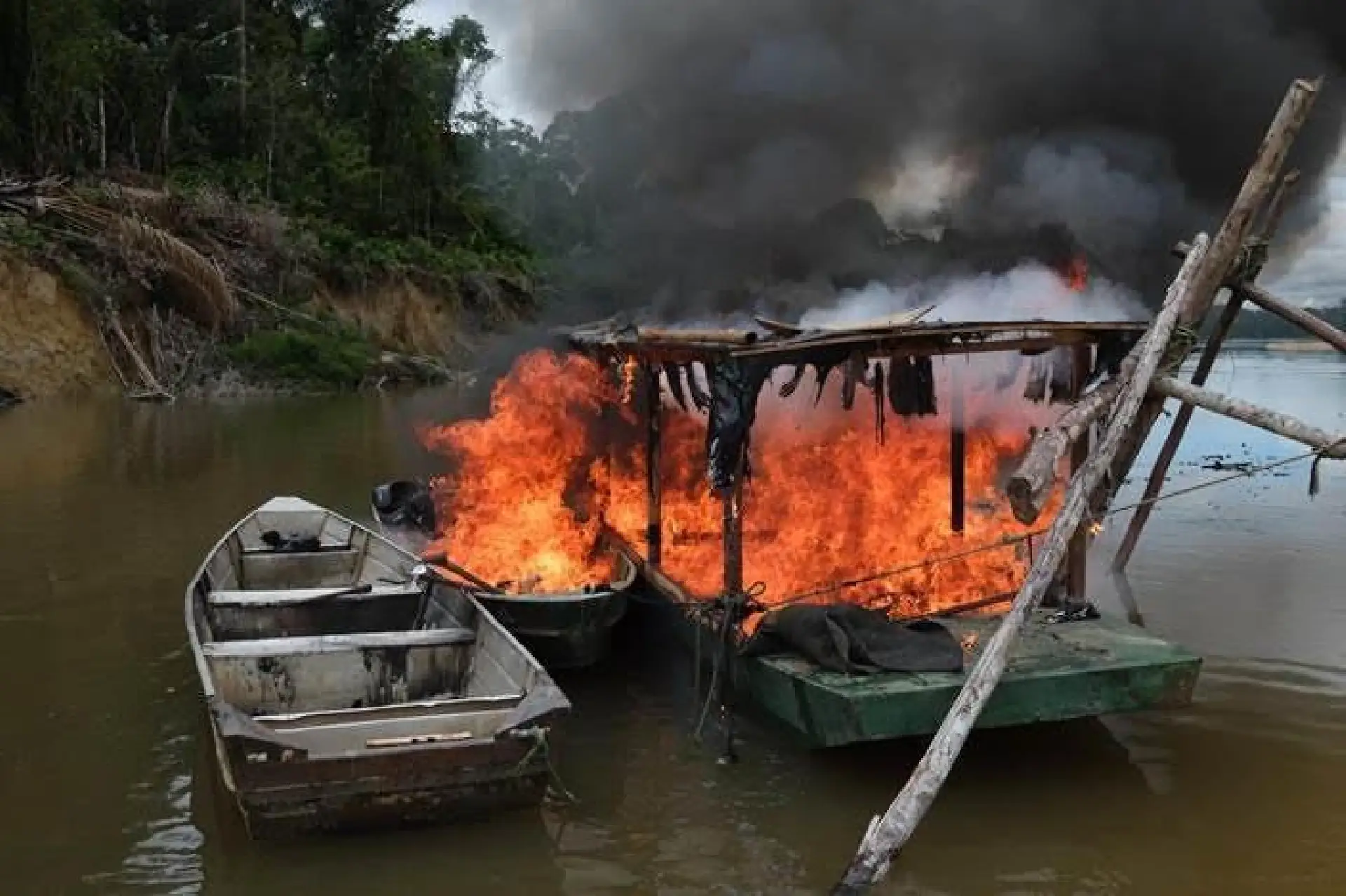 Operação de Desintrusão mantém ações de fiscalização na Terra Indígena Yanomami