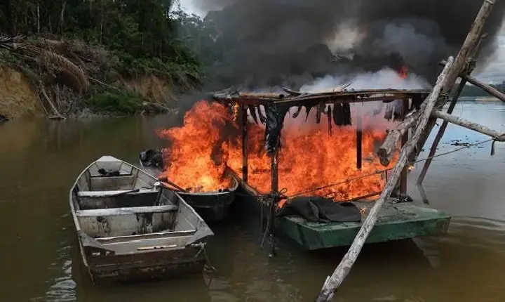Operação de Desintrusão mantém ações de fiscalização na Terra Indígena Yanomami