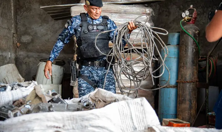 Operação em Boa Vista mira combate ao comércio ilegal de cobre em ferros-velhos