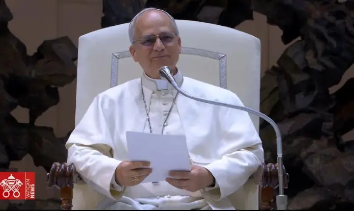 Papa Leão XIV agradece aos jornalistas pelo 