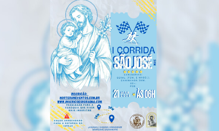 Paróquia São Mateus realiza corrida e arraial em homenagem a São José