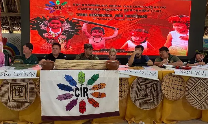 Pela primeira vez, Polícia Civil participa da Assembleia Geral dos Povos Indígenas em Roraima