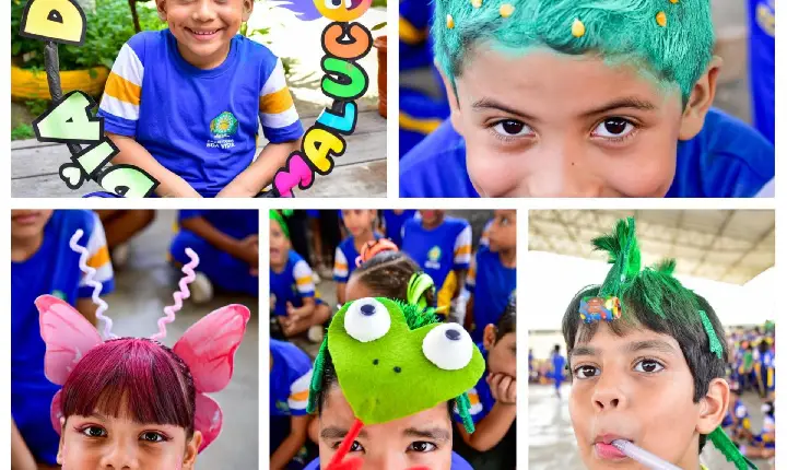 Pipoca, borboleta, dinossauros e muitos mais: Dia do Cabelo Maluco estimula a criatividade infantil